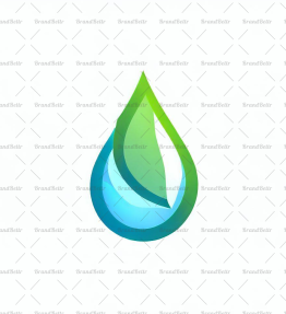 Wassertropfen und Blatt